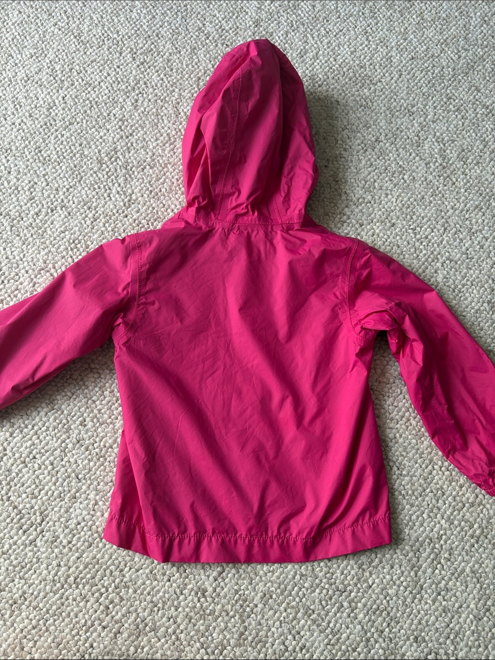 The North Face Girls' Bright Pink Hooded Raincoat - Picture 7 of 8